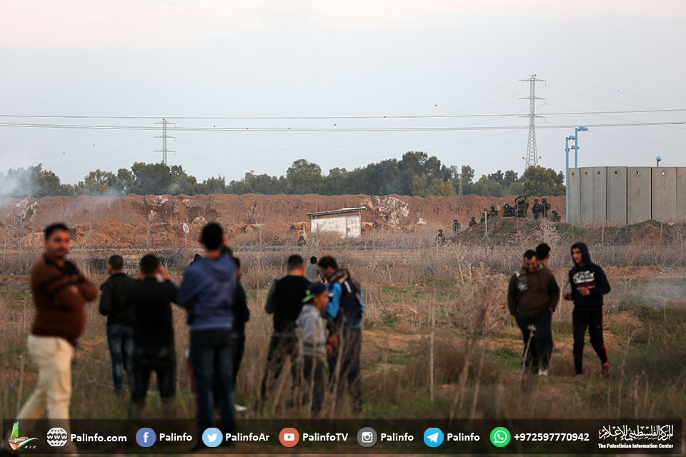 غزہ میں ’یوم الغضب‘ کے موقع پر فلسطینیوں اوراسرائیلی فوج میں تصادم