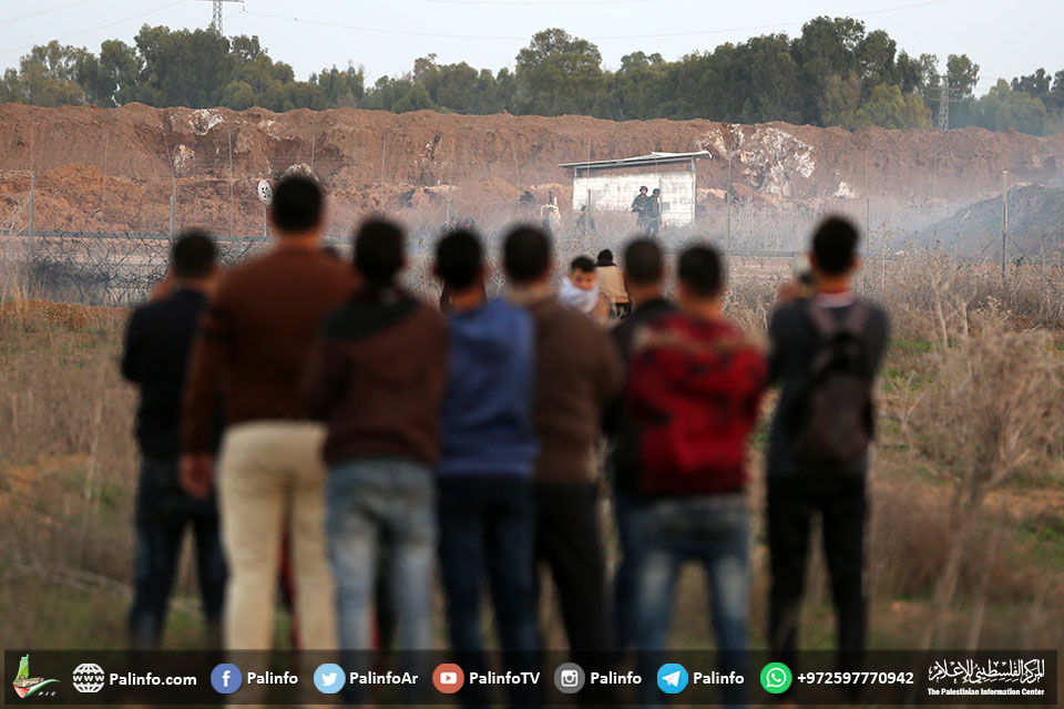 غزہ میں ’یوم الغضب‘ کے موقع پر فلسطینیوں اوراسرائیلی فوج میں تصادم