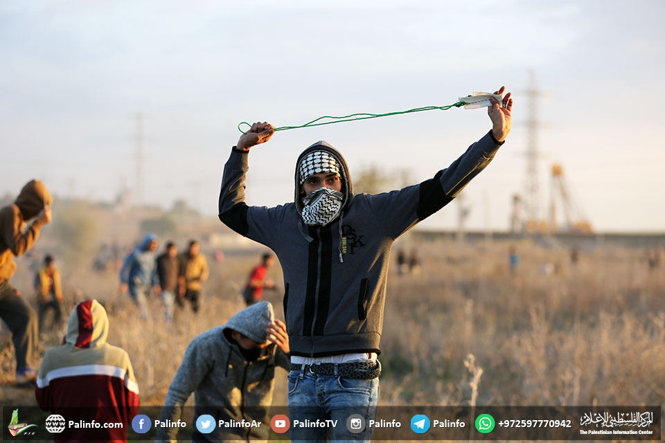 غزہ میں ’یوم الغضب‘ کے موقع پر فلسطینیوں اوراسرائیلی فوج میں تصادم