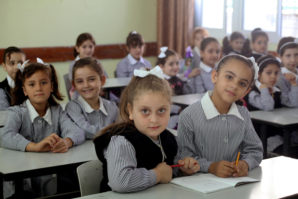 تعطیلات کے بعد فلسطین میں تعلیمی سرگرمیوں کا آغاز