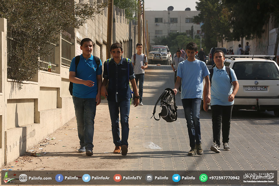 تعطیلات کے بعد فلسطین میں تعلیمی سرگرمیوں کا آغاز