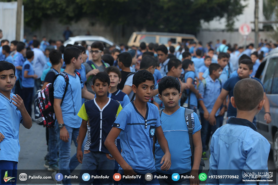 تعطیلات کے بعد فلسطین میں تعلیمی سرگرمیوں کا آغاز