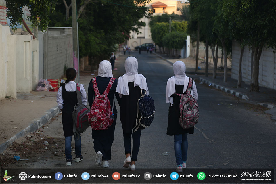 تعطیلات کے بعد فلسطین میں تعلیمی سرگرمیوں کا آغاز