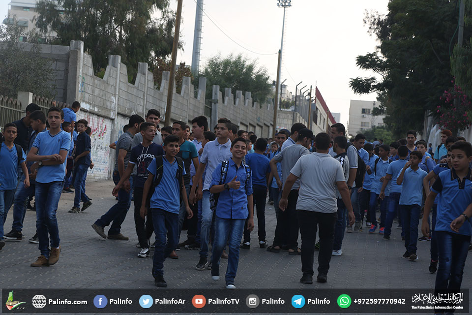 تعطیلات کے بعد فلسطین میں تعلیمی سرگرمیوں کا آغاز