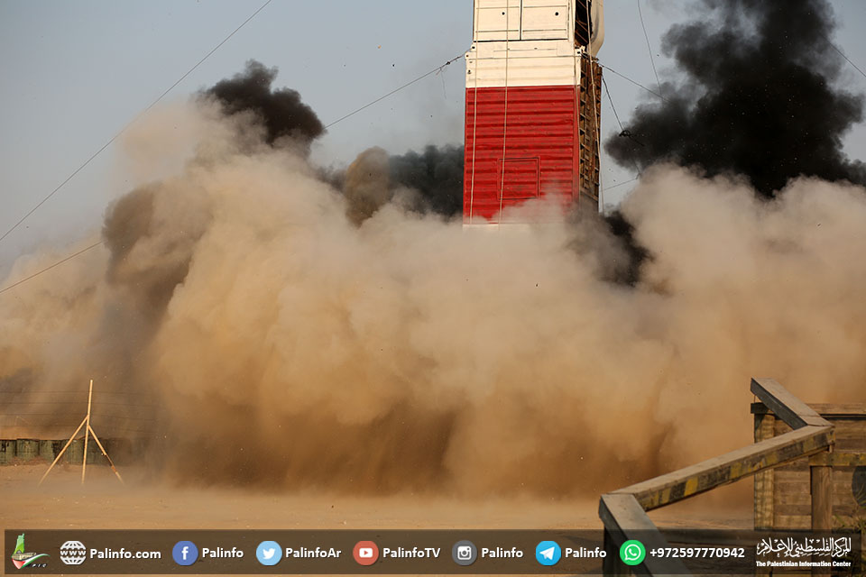 غزہ میں ناصر صلاح الدین بریگیڈ کی یوم تاسیس پرپریڈ کا اہتمام