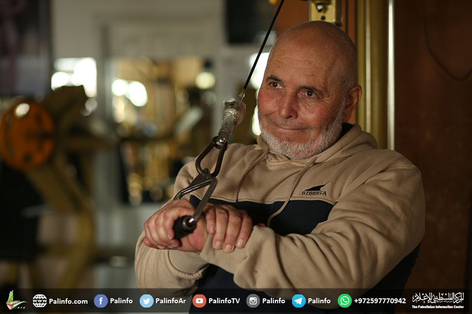 معمر فلسطینی کا باڈی بلڈر بننے کا خواب