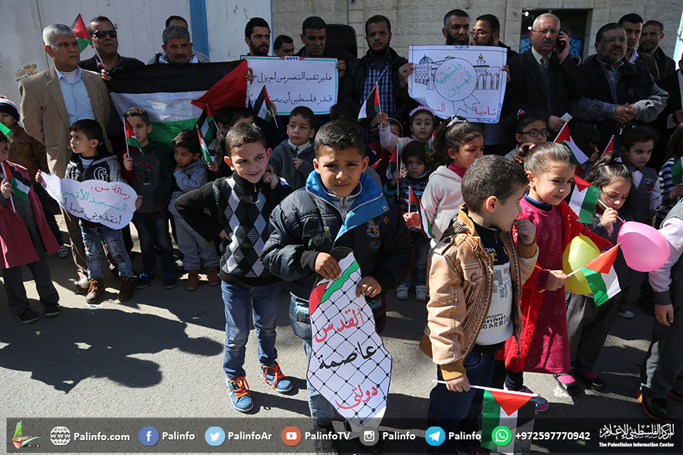 گیلری: مقبوضہ بیت المقدس کی حمایت میں بچوں کا احتجاج