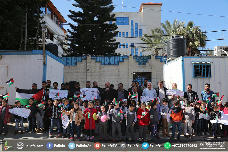 گیلری: مقبوضہ بیت المقدس کی حمایت میں بچوں کا احتجاج