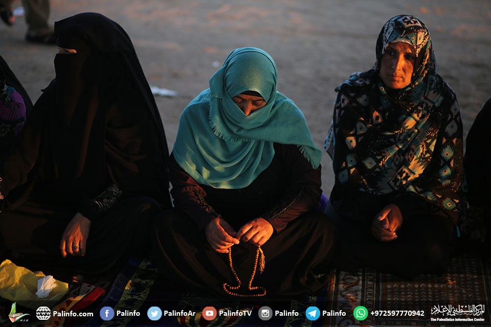 مشرقی خان یونس میں نماز عید کا اہتمام