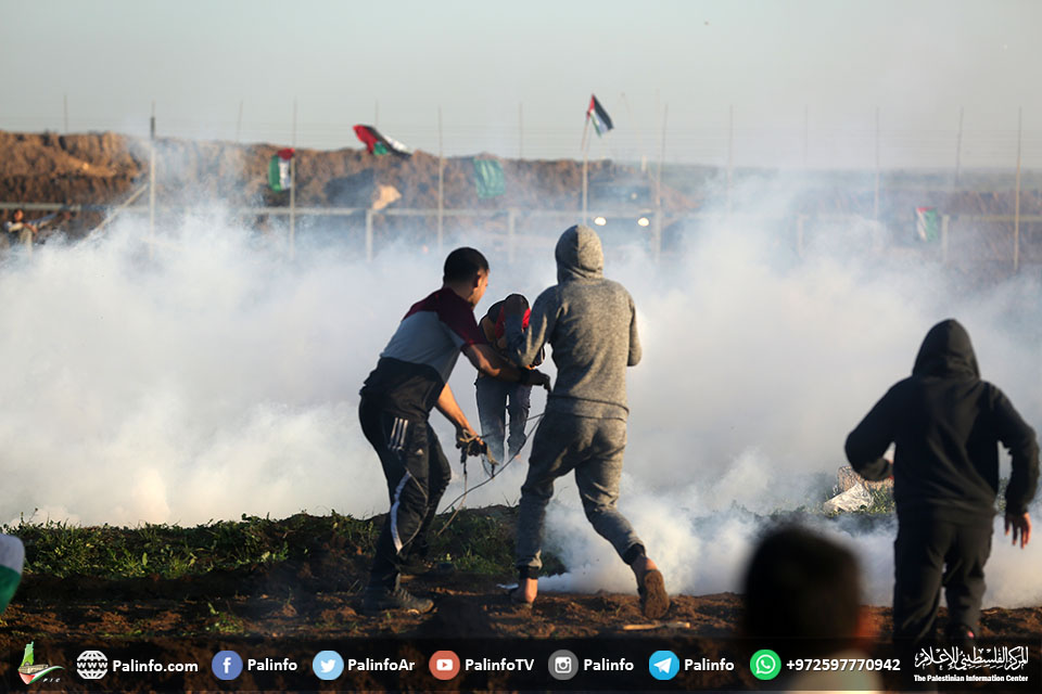 جمعہ کے روز 42 ویں ہفتے میں فلسطینیوں کے احتجاجی مظاہرے