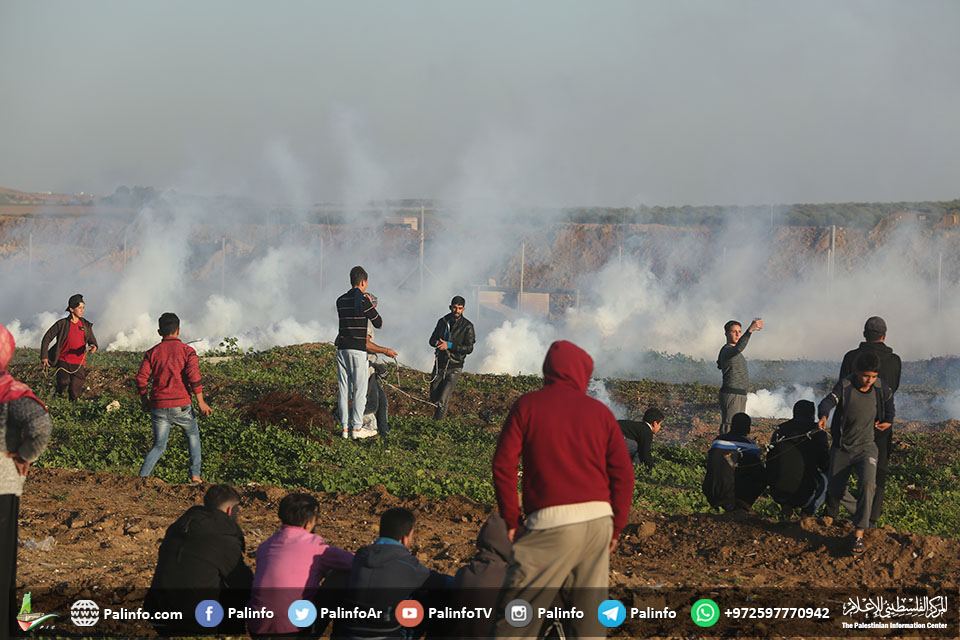 جمعہ کے روز 42 ویں ہفتے میں فلسطینیوں کے احتجاجی مظاہرے