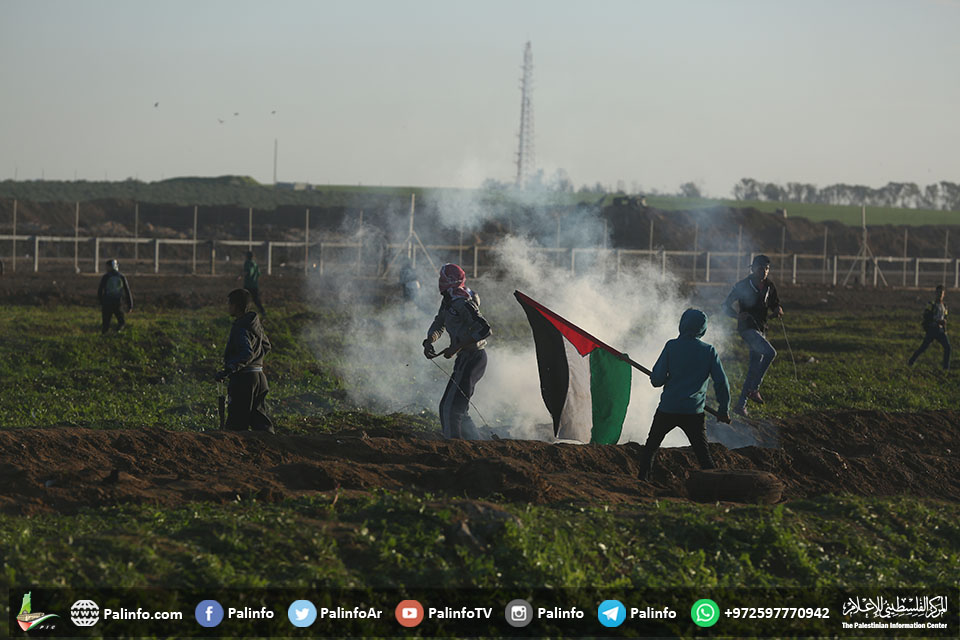 جمعہ کے روز 42 ویں ہفتے میں فلسطینیوں کے احتجاجی مظاہرے